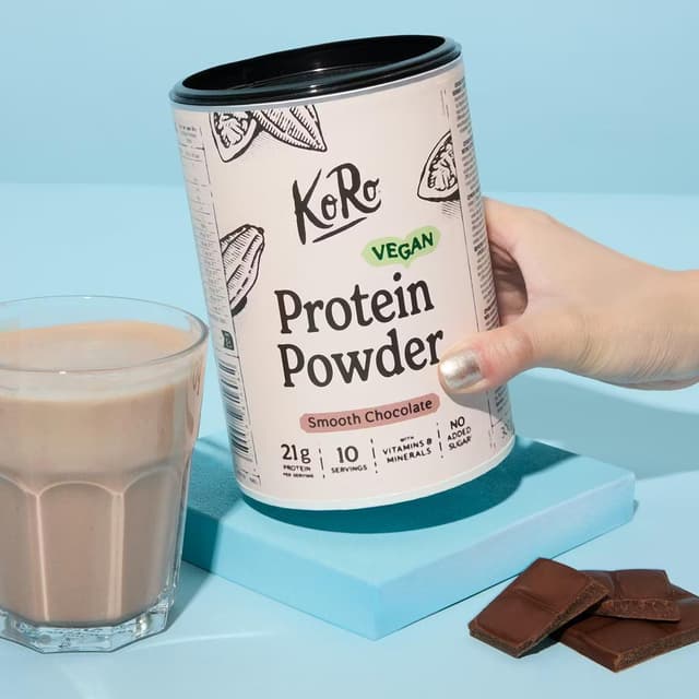 4255582816082 - Koro - Protéines en poudre vegan saveur chocolat pour boisson
