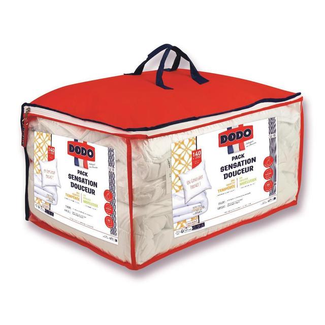 3307419606982 - Dodo - Couette + oreiller synthétique pack sensation douceur