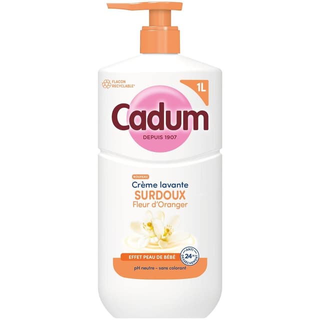 3600551187082 - Cadum - Crème lavante surdoux fleur d'Oranger