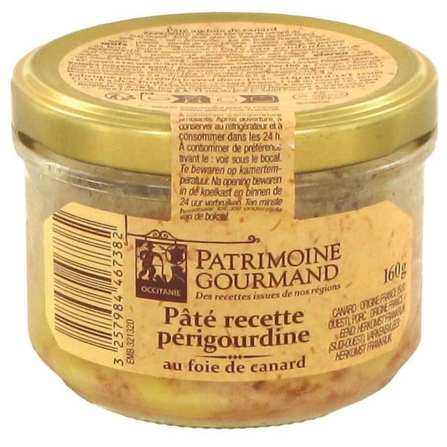 3257984467382 - Patrimoine Gourmand - Pâté Recette Périgourdine