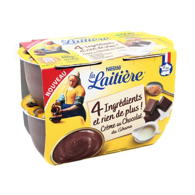 3023290048382 - La laitière - Crème dessert au Chocolat
