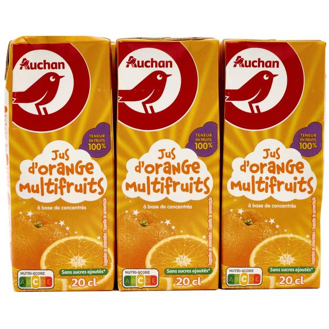 3596710538782 - Auchan - Jus d'orange multifruits