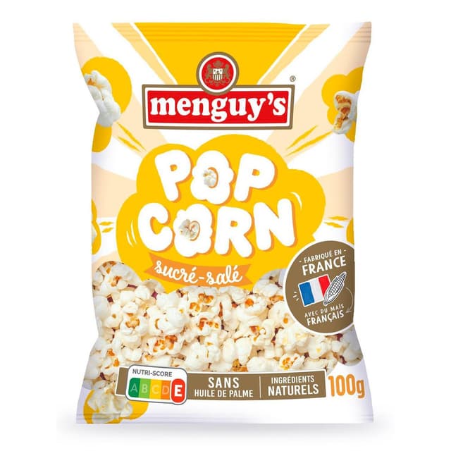 3327271909182 - Menguy's - Pop Corn Sucré Salé