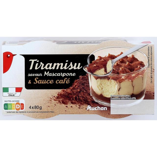 3596710329182 - Auchan - Tiramisu au café