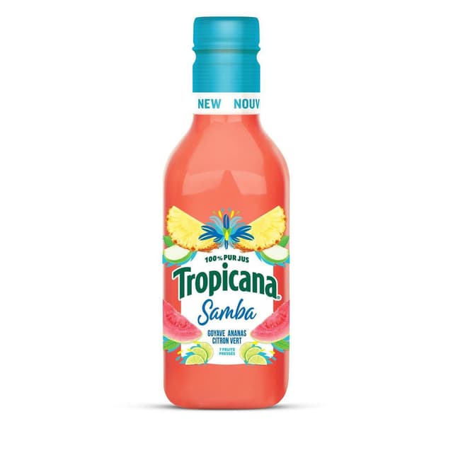 1210002000383 - Tropicana - Samba, Jus de Goyave, Anans et Citron Vert