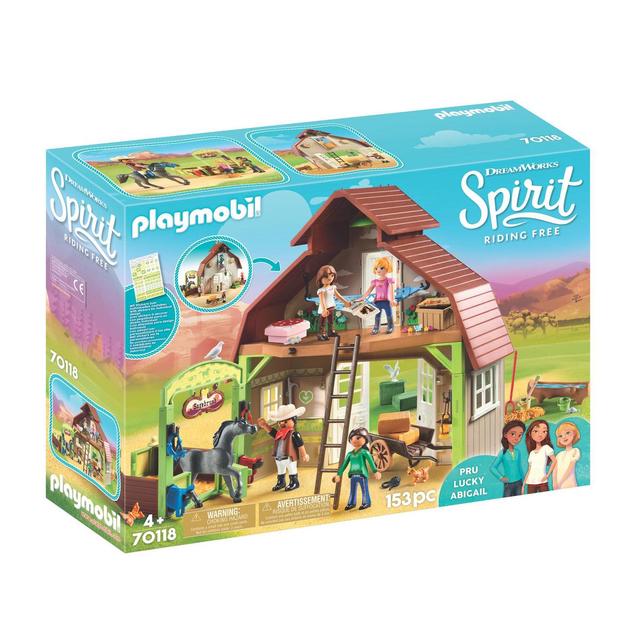 4008789701183 - PLAYMOBIL® Spirit - Grange avec Lucky, Apo et Abigaëlle