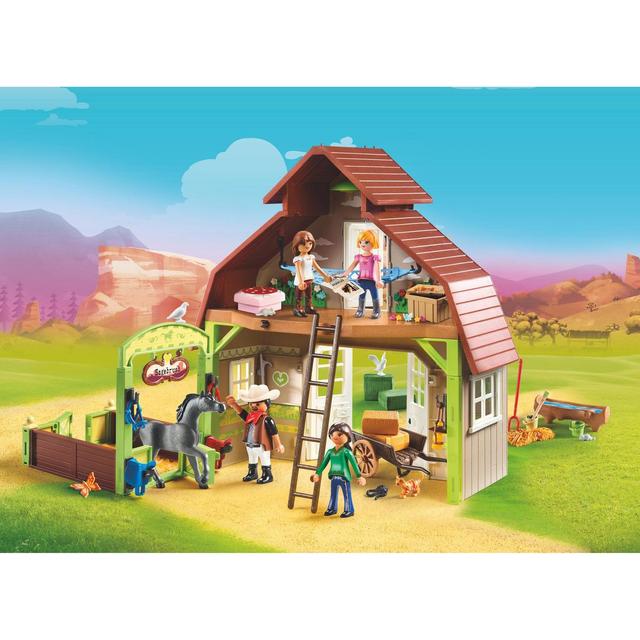 4008789701183 - PLAYMOBIL® Spirit - Grange avec Lucky, Apo et Abigaëlle