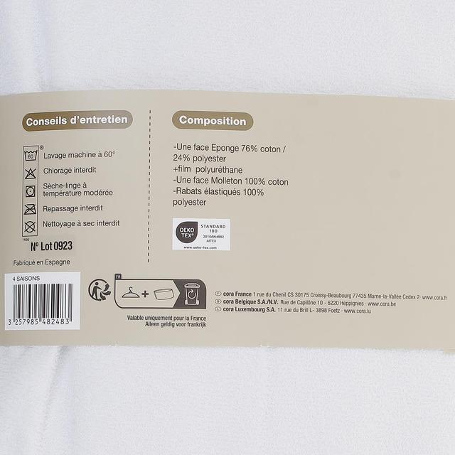 3257985482483 - Influx - Protège matelas 4 saisons