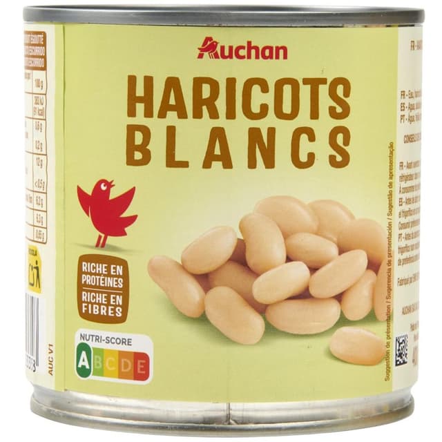 3254560033283 - Auchan - Haricots Blancs