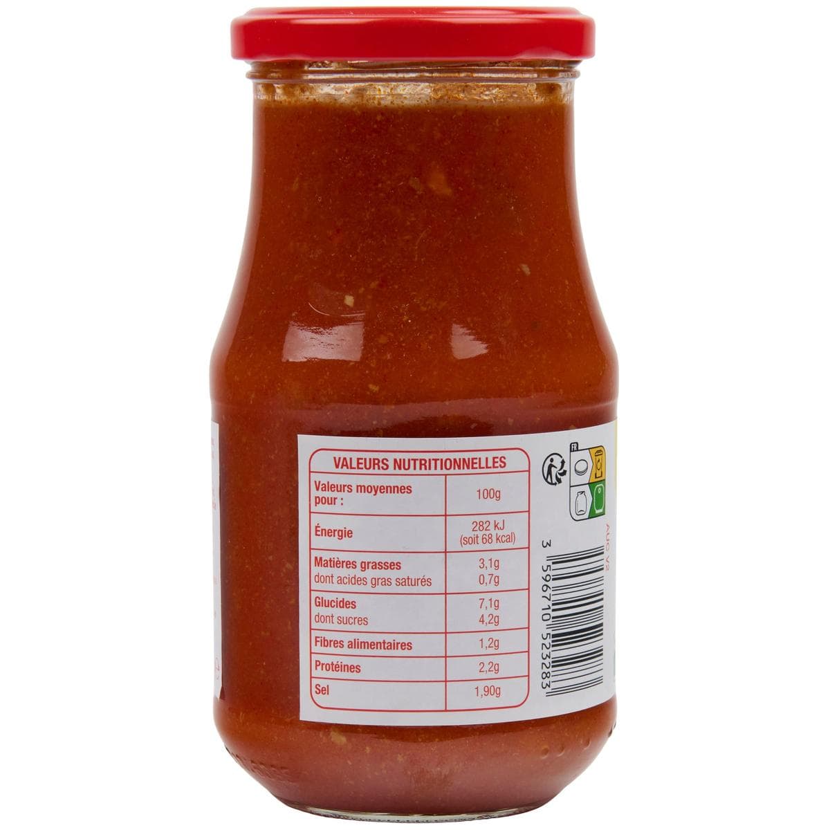 Livraison  domicile Pouce Sauce bolognaise Boeuf et Porc en bocal, 420g