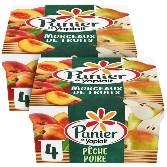 3329770086135 - Panier de Yoplait - Yaourts Pêche Poire
