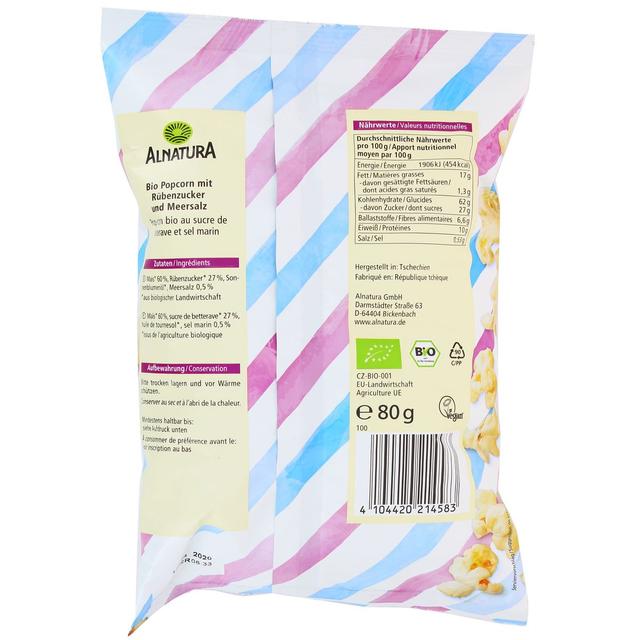 4104420214583 - Alnatura - Pop-corn sucré et salé bio