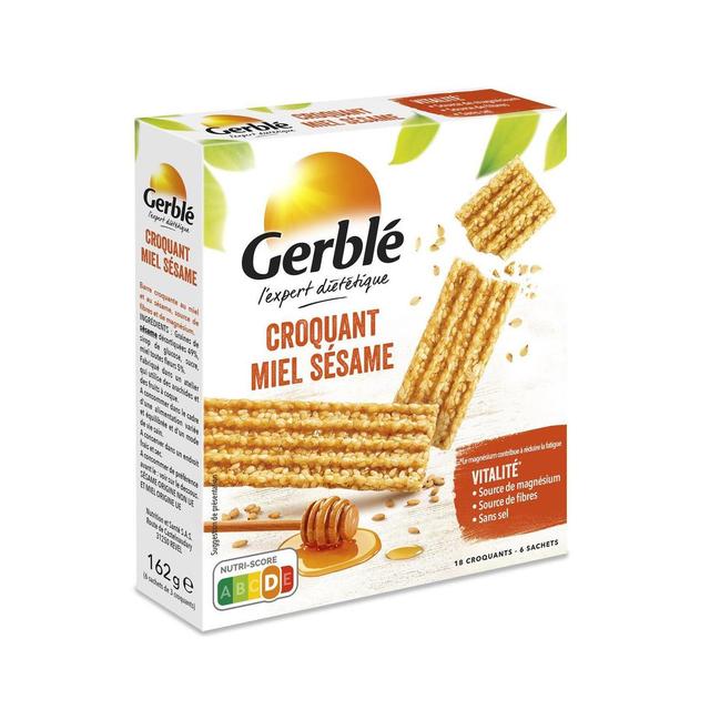 3175680905383 - Gerblé Vitalité - 18 Croquants miel Sésame 