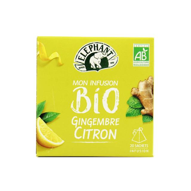 8720608005383 - Elephant - Mon infusion gingembre / citron bio