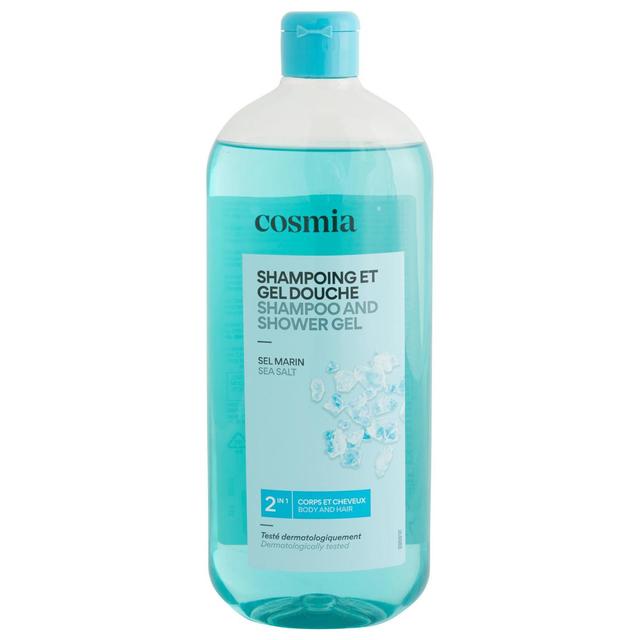 3596710517183 - COSMIA - Shampooing et gel douche 2en1 sel marin