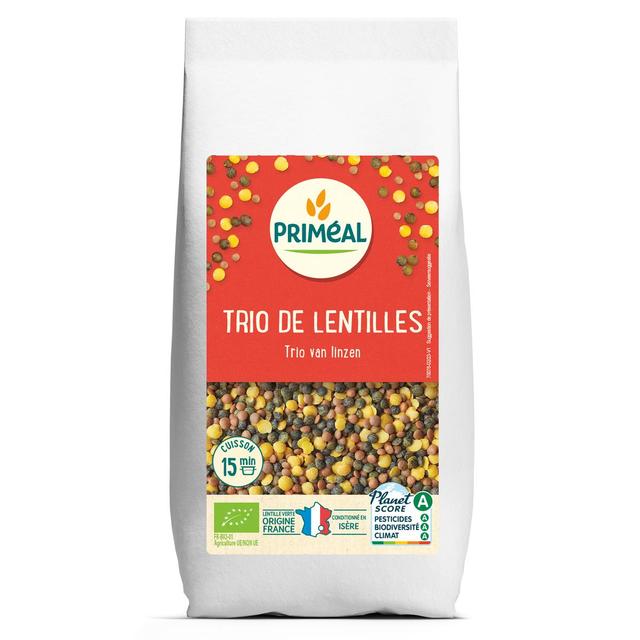 3380380037283 - Priméal - Trio de lentilles bio