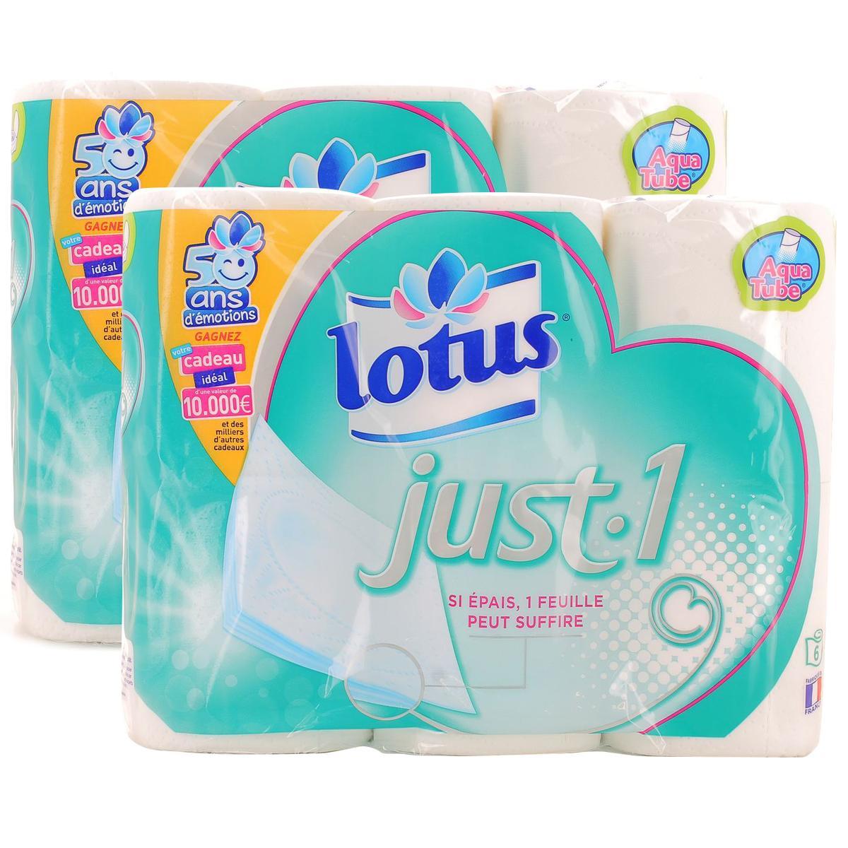 2050000317583 - Lotus - Papier toilette Just1 5 épaisseurs