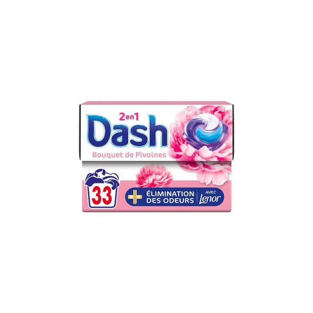 8006530207683 - Dash - Lessive capsules 2 en 1 bouquet de pivoines