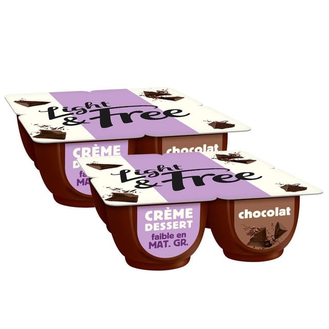 2050000377983 - Light&Free - Crème dessert chocolat