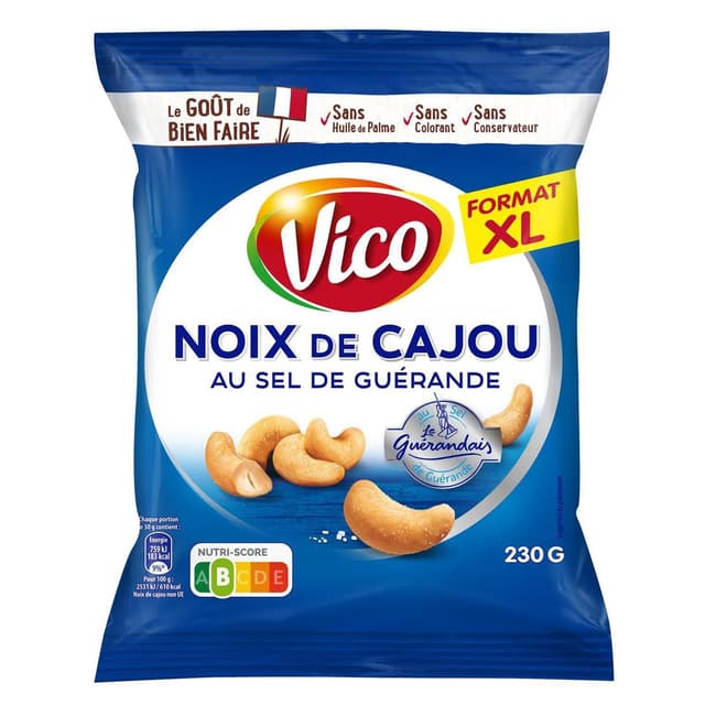 3336971508083 - Vico - Noix de Cajou au Sel de Guérande