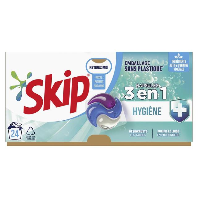 8720181248283 - Skip - Lessive Capsule 3 en1 Hygiène