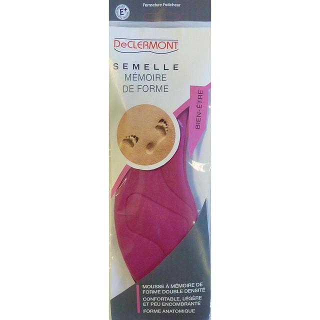 3428070668383 - De Clermont - Semelles à mémoire de forme 