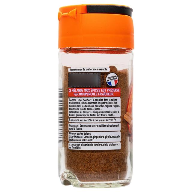 3166296208883 - Ducros - Mélange 4 épices moulues