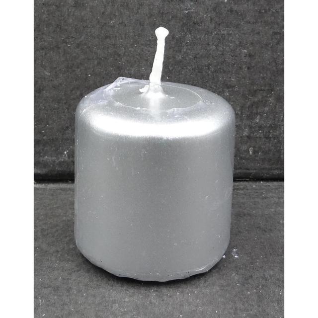 3065876190184 - Devineau - Bougie votive laquée argent