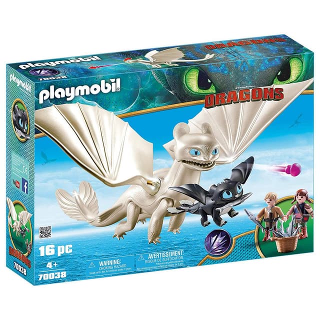 4008789700384 - PLAYMOBIL® Dragons - Furie Éclair et bébé dragon avec enfants
