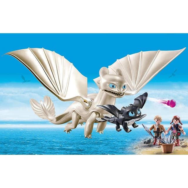 4008789700384 - PLAYMOBIL® Dragons - Furie Éclair et bébé dragon avec enfants