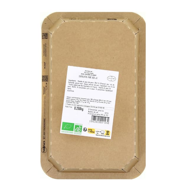 3462800001484 - Prés Gourmands - Chipolata Nature Bio