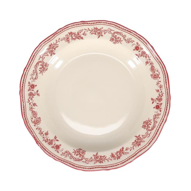 5410595781584 - Collection Cyril - Assiette creuse 23/17xH4cm burgundy