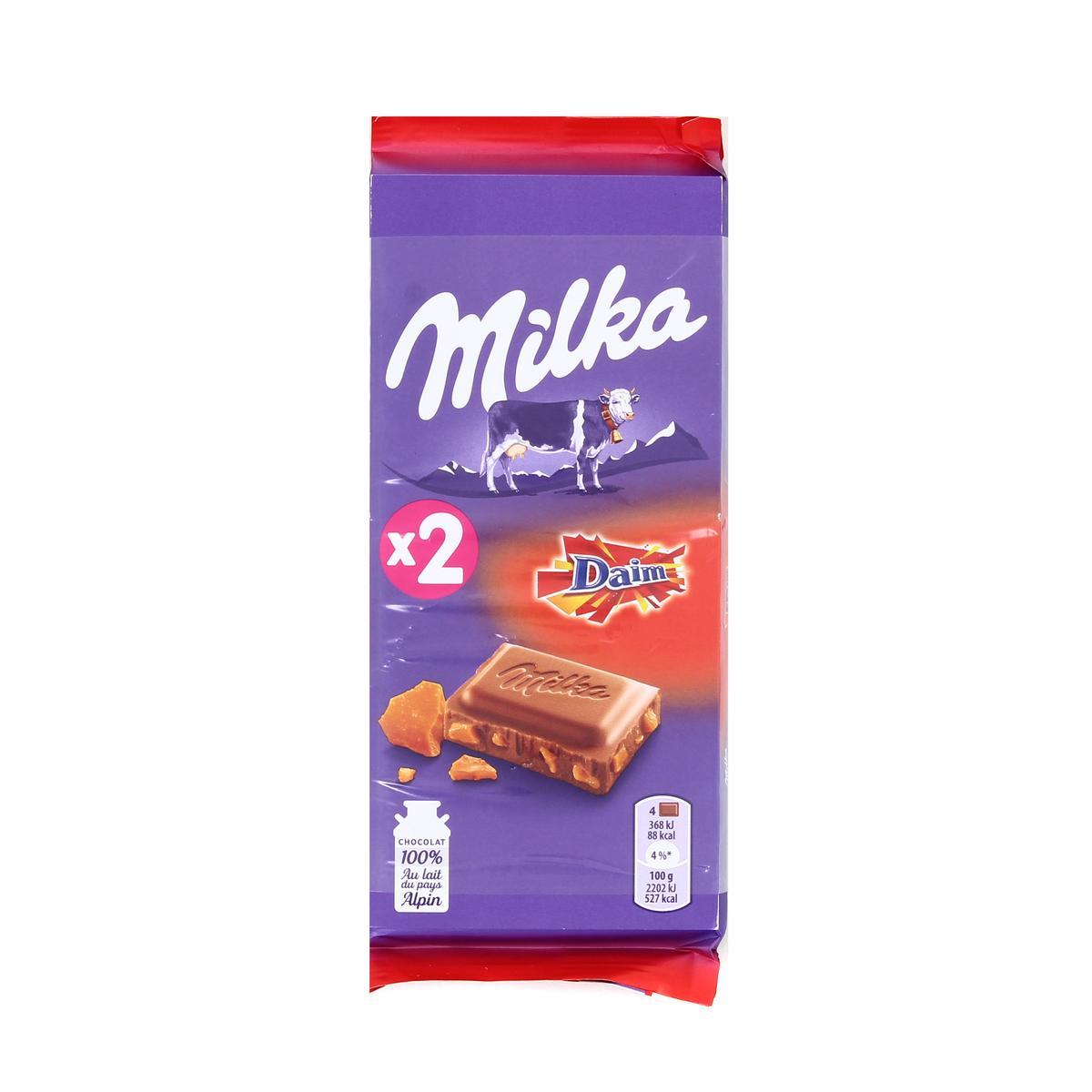 7622300201784 - Milka - Lait éclats de caramel daim