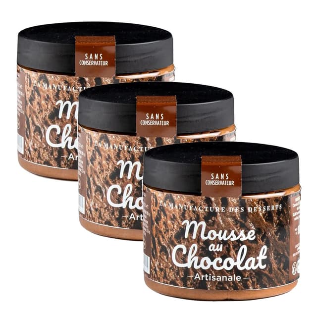 3426724000015 - La manufacture des desserts - Mousse au Chocolat Artisanale