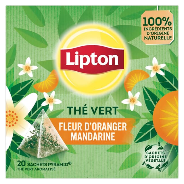 8720608003884 - Lipton - Thé Vert Fleur d'Oranger et Mandarine