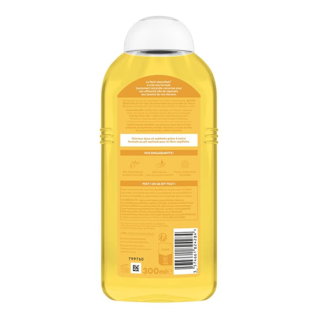 3574661824284 - Le Petit Marseillais - Shampoing blond ensoleillé fleur de camomille et miel de fleurs