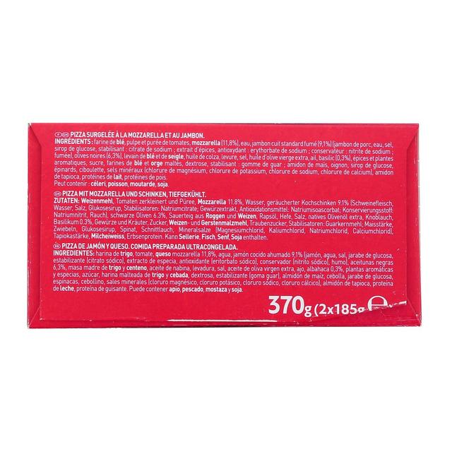 7613037044584 - Buitoni Pizzetta - 2 Mini Pizzas Prosciutto - Pizzetta Mozzarella, Jambon 2x185g
