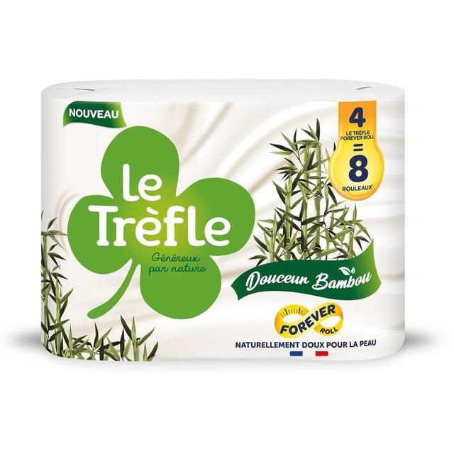 8004260015684 - Le Trèfle - Papier toilette douceur bambou