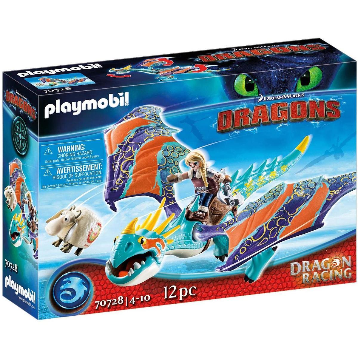 4008789707284 - PLAYMOBIL® Dragons - Dragon Racing: Astrid et Tempête 
