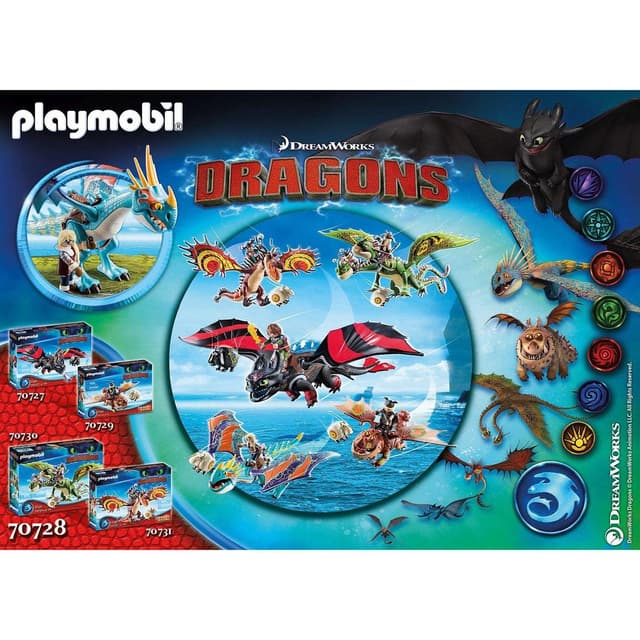 4008789707284 - PLAYMOBIL® Dragons - Dragon Racing: Astrid et Tempête 