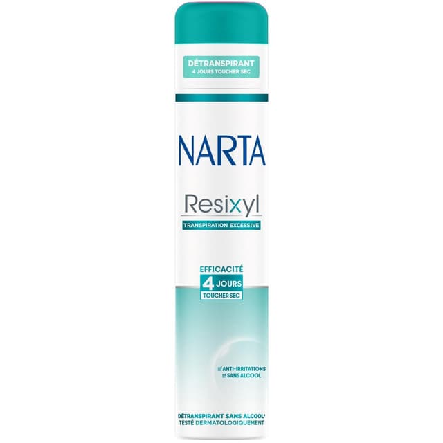 3600551207384 - Narta - Déodorant Femme Résixyl Transpiration Excessive Efficacité 4 Jours Anti-Irritations et sans Alcool