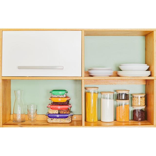 3485990937784 - Mastrad - Bocal en verre/bambou connecté STOR'EAT