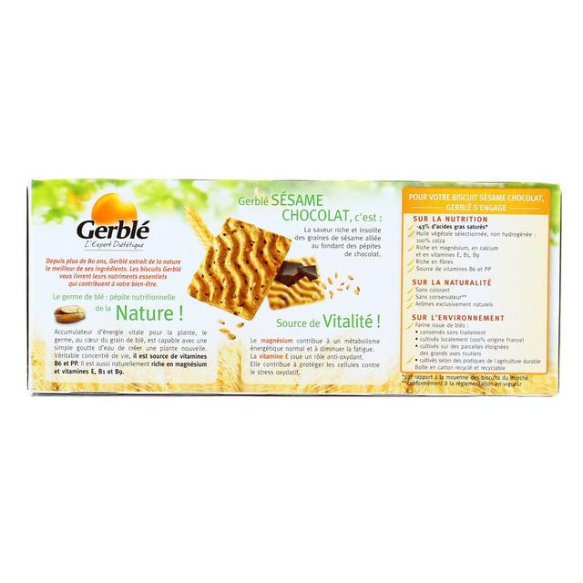 3175681790285 - Gerblé Vitalité - 24 Biscuits Sésame Chocolat