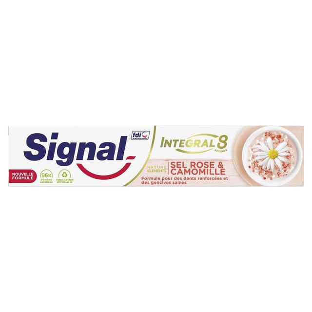 8720181230585 - Signal - Dentifrice Integral 8 Nature Elements Sel Rose & Camomille