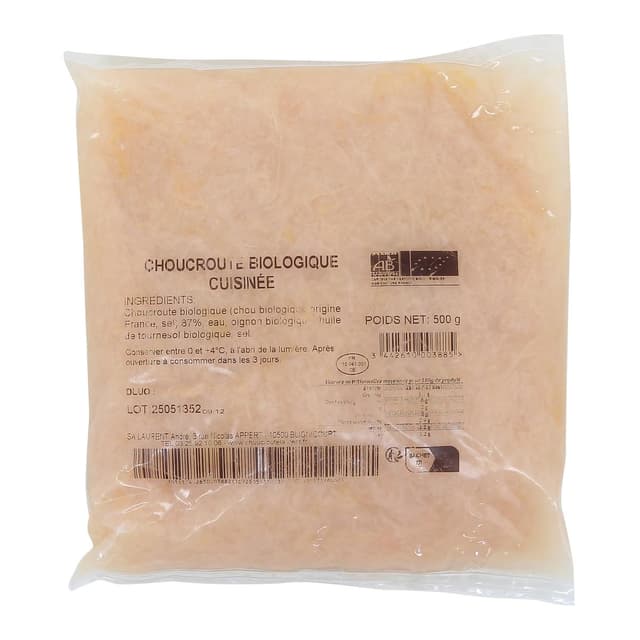3442610003885 -  - Choucroute Cuisinée Bio