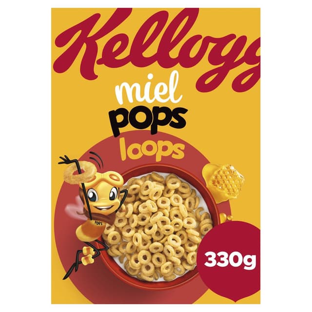 5059319023885 - Kellogg's - Céréales Miel Pops Loops 