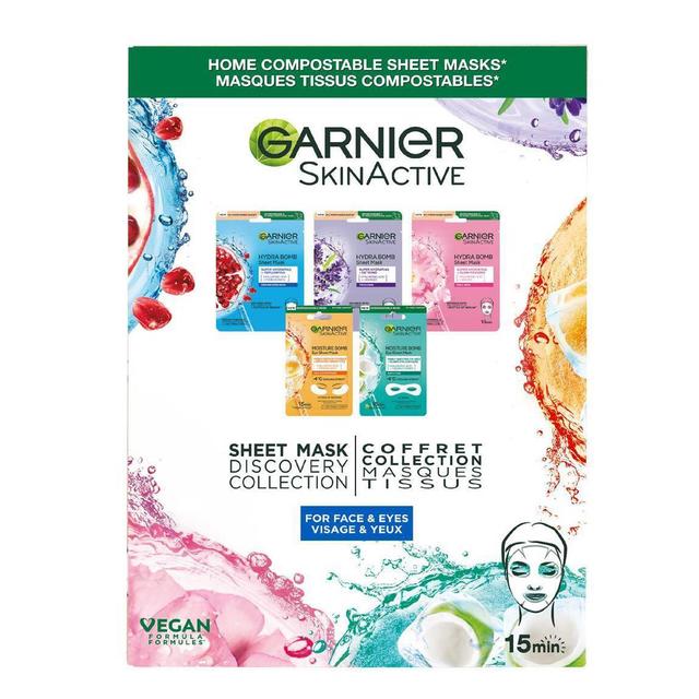 5021044124885 - Garnier - Masque tissu Visage Coffret Découverte 