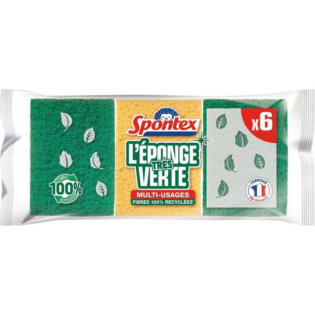 3384126005185 - Spontex - Eponge Multi-Usage Gratante Très Verte