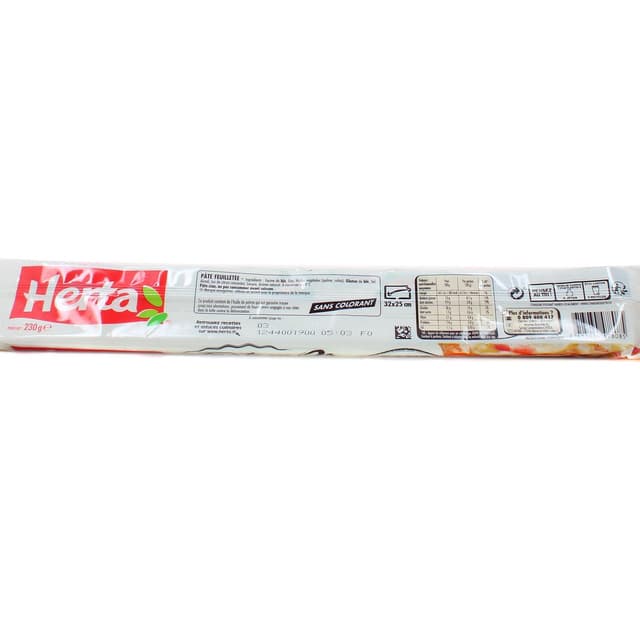 7613034478085 - Herta - Tarte en Or, Pâte feuilletée rectangulaire
