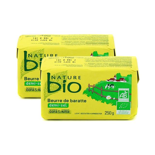 2050000308185 - Nature Bio - Beurre bio de baratte 1/2 Sel
